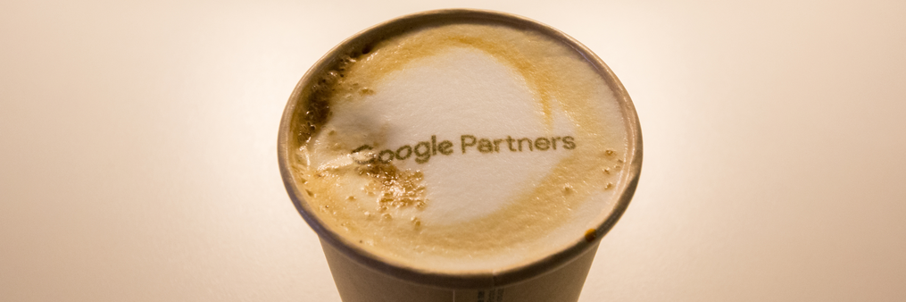 Google Partners floats in coffee cup