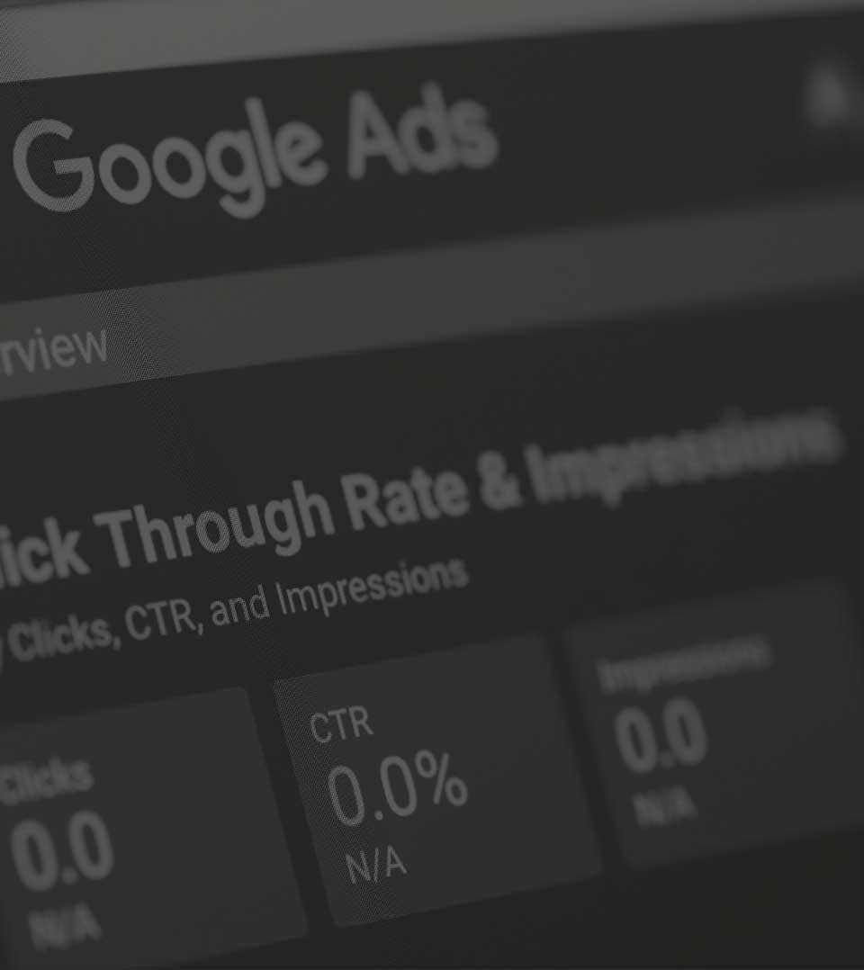 Google ads dashboard