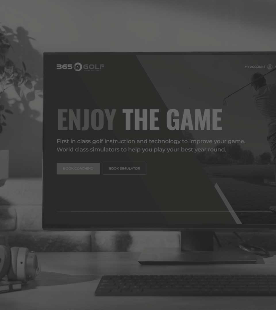 365 golf web on desktop